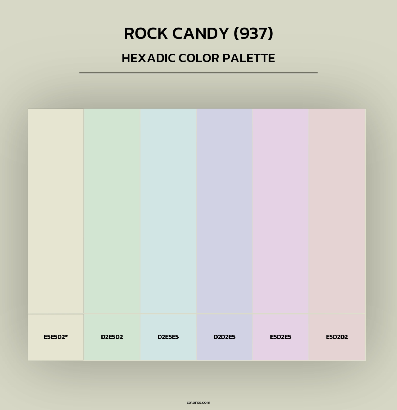 Rock Candy (937) - Hexadic Color Palette
