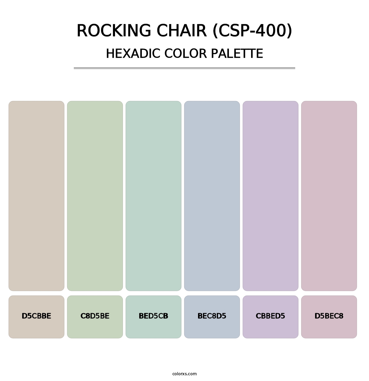 Rocking Chair (CSP-400) - Hexadic Color Palette