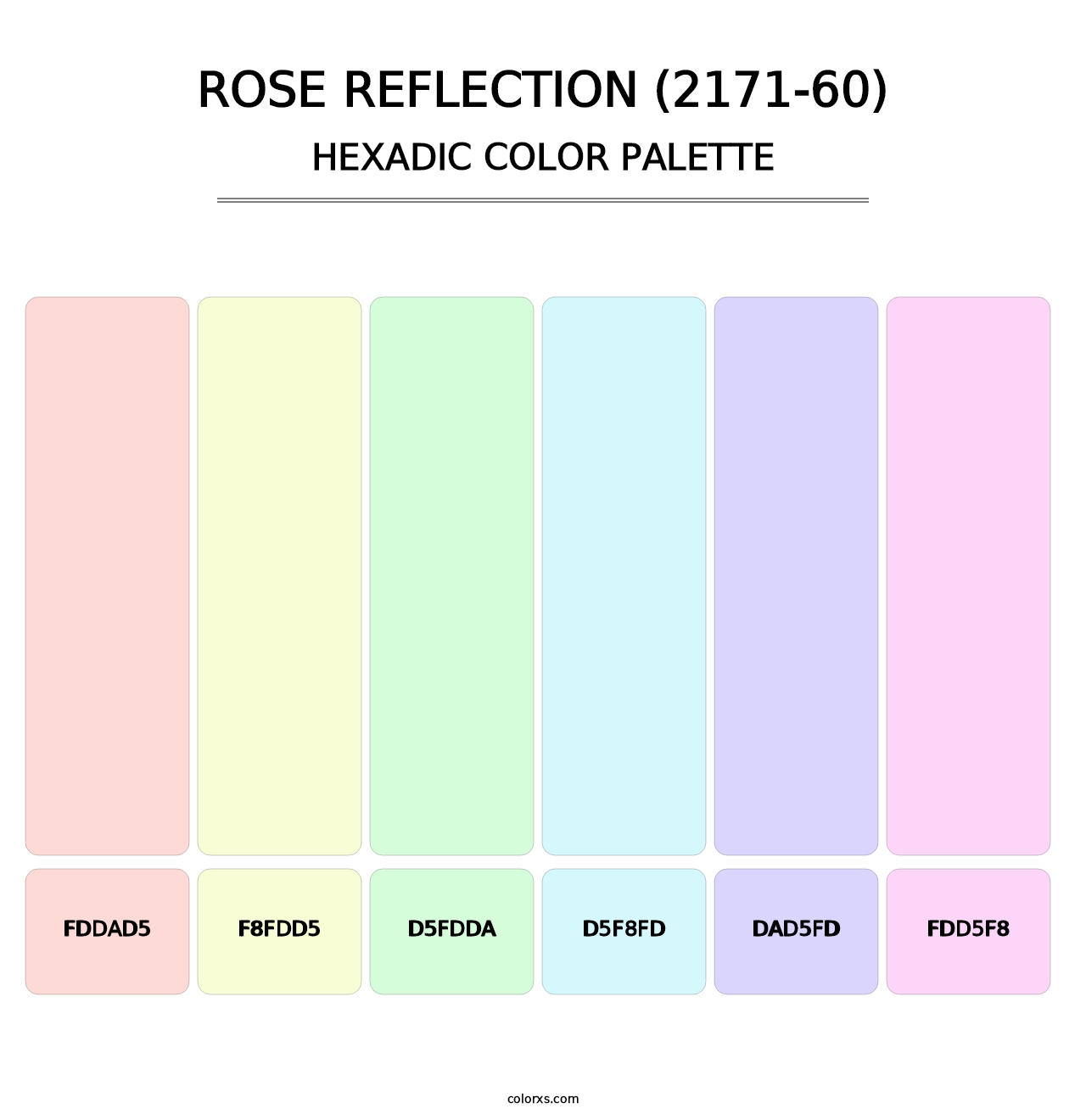 Rose Reflection (2171-60) - Hexadic Color Palette