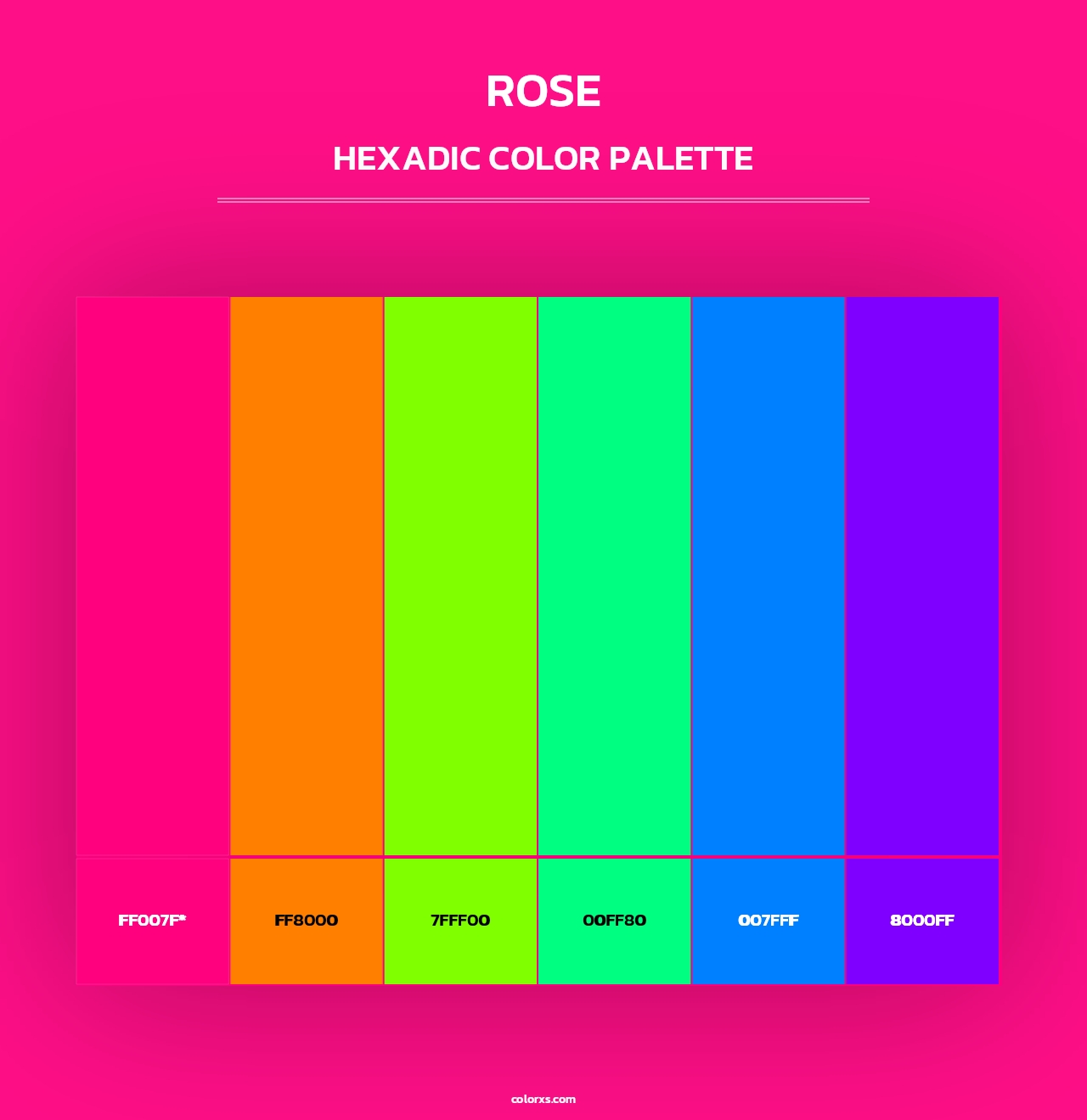 Rose - Hexadic Color Palette