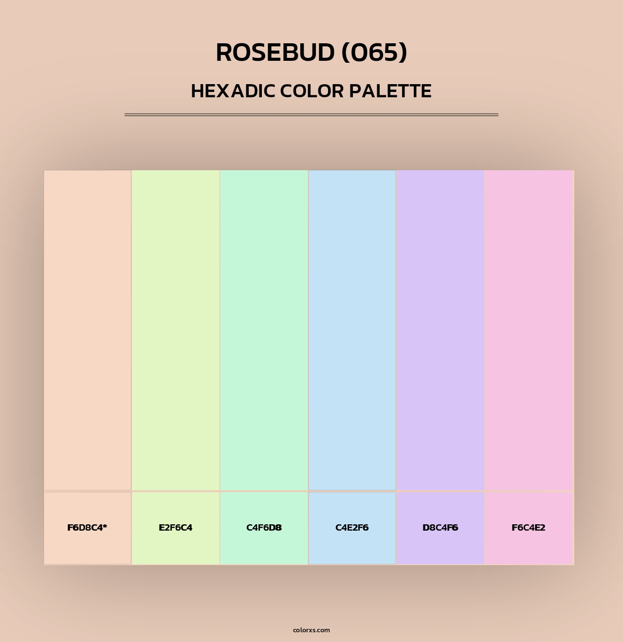Rosebud (065) - Hexadic Color Palette