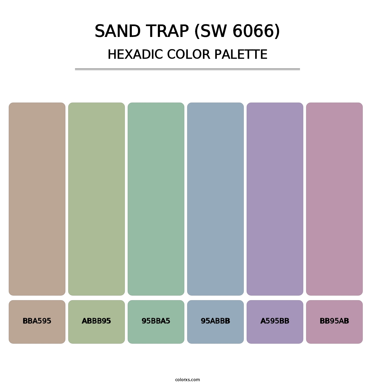 Sand Trap (SW 6066) - Hexadic Color Palette