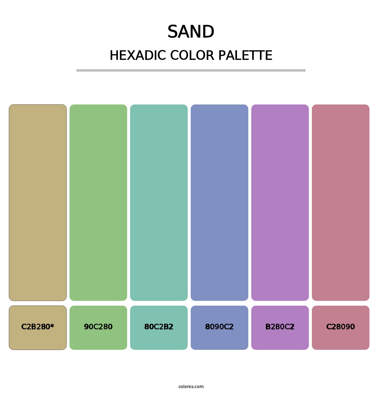 Sand - Hexadic Color Palette