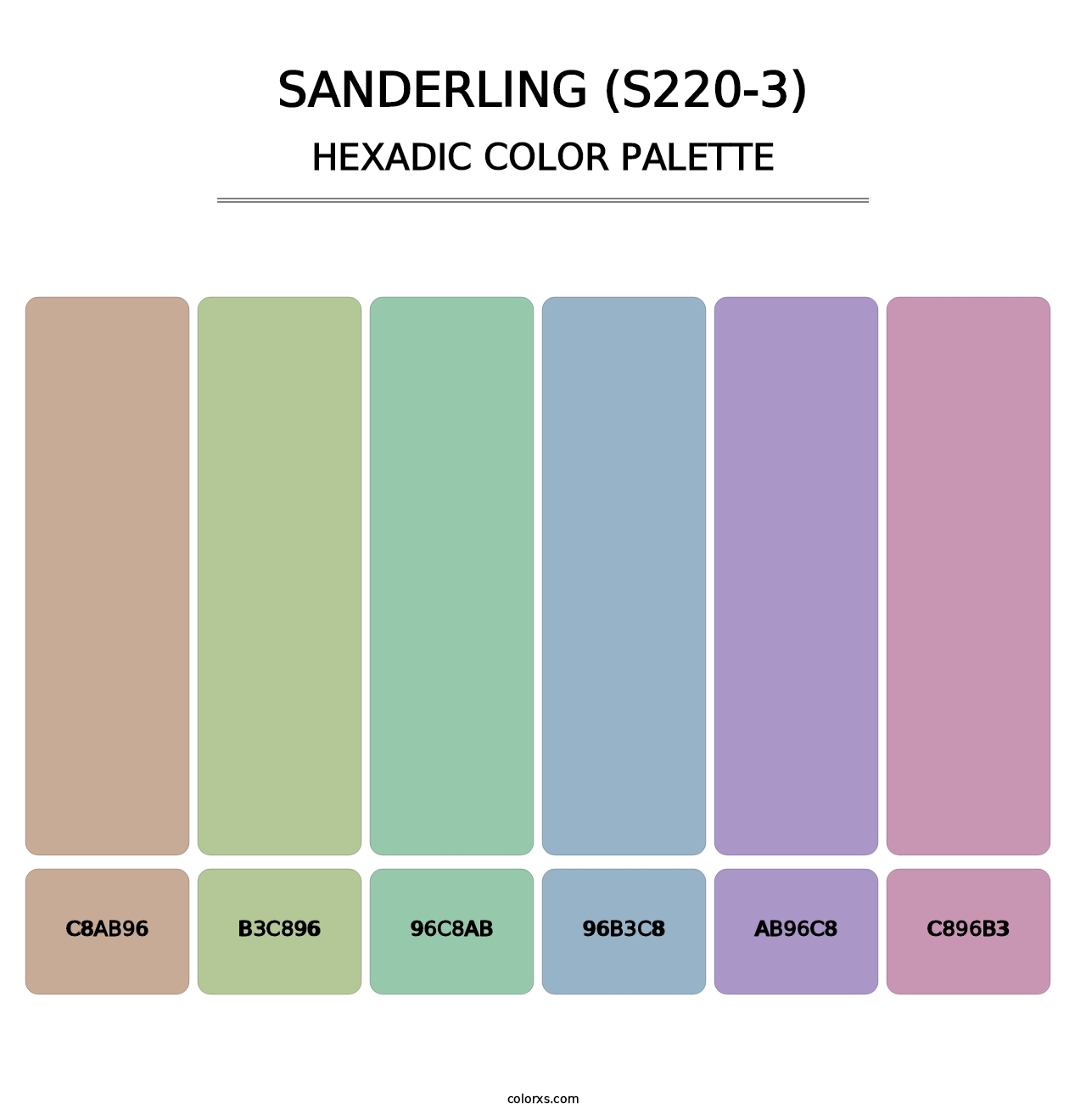 Sanderling (S220-3) - Hexadic Color Palette