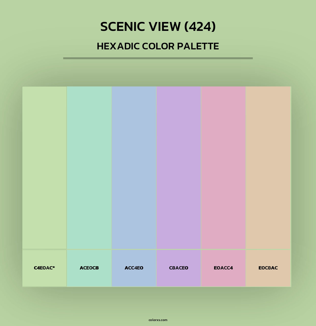Scenic View (424) - Hexadic Color Palette