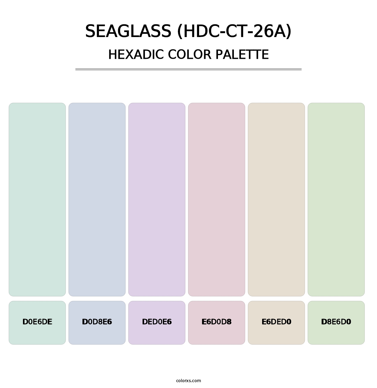 Seaglass (HDC-CT-26A) - Hexadic Color Palette