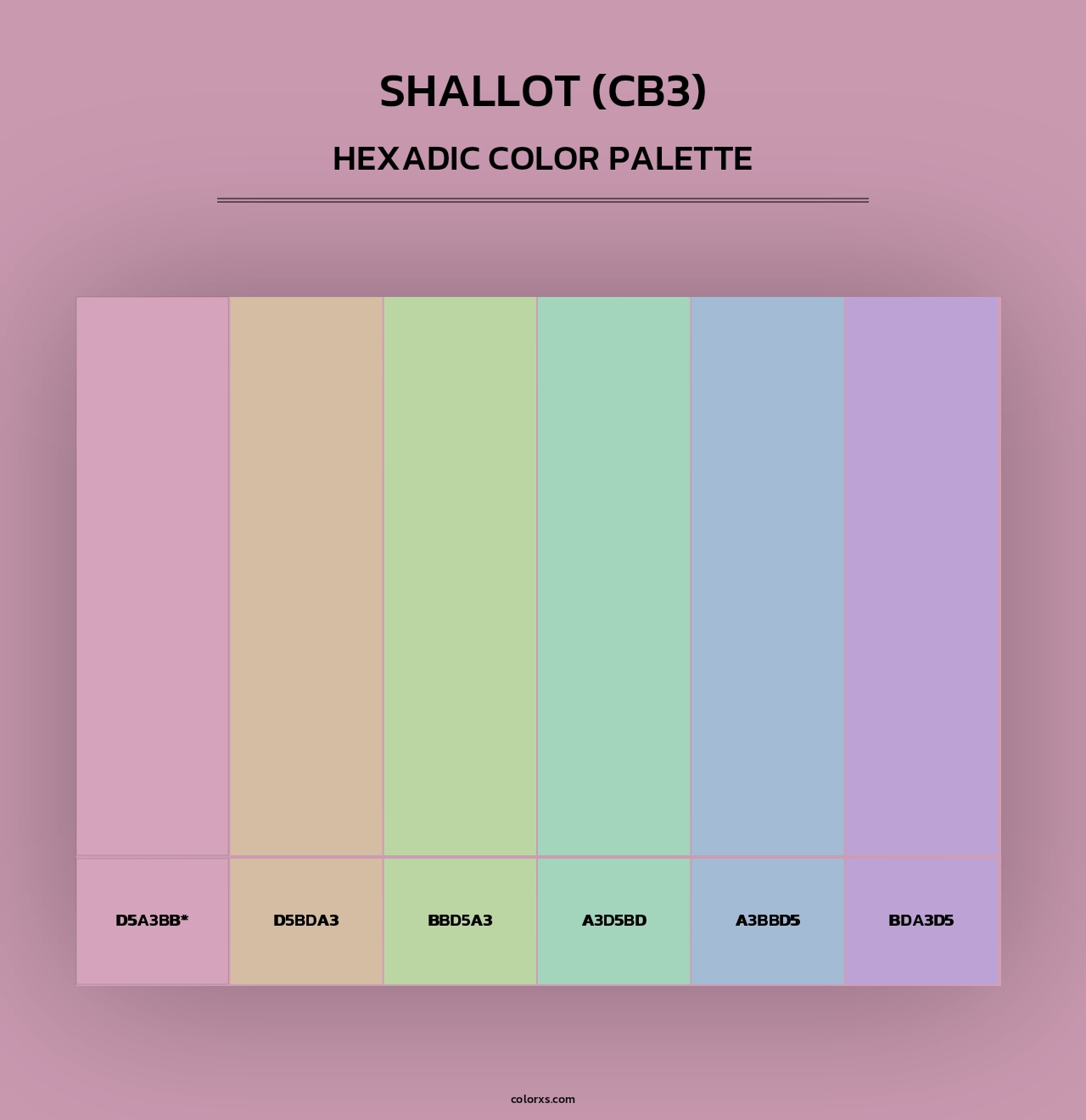 Shallot (CB3) - Hexadic Color Palette