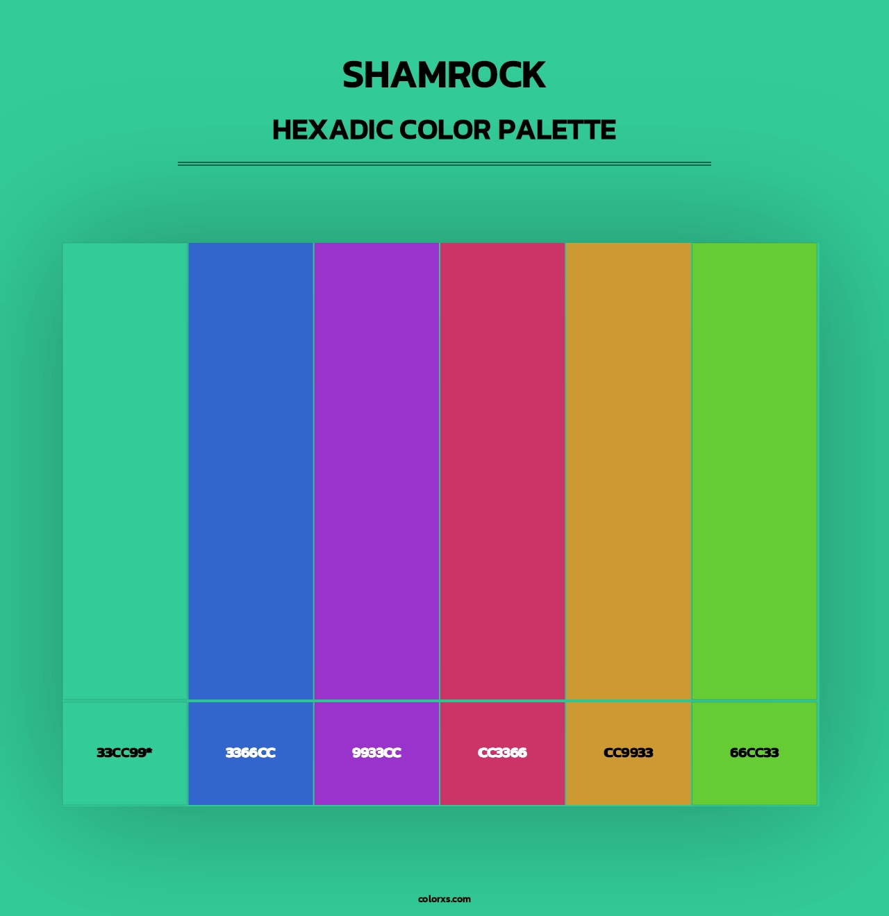 Shamrock - Hexadic Color Palette