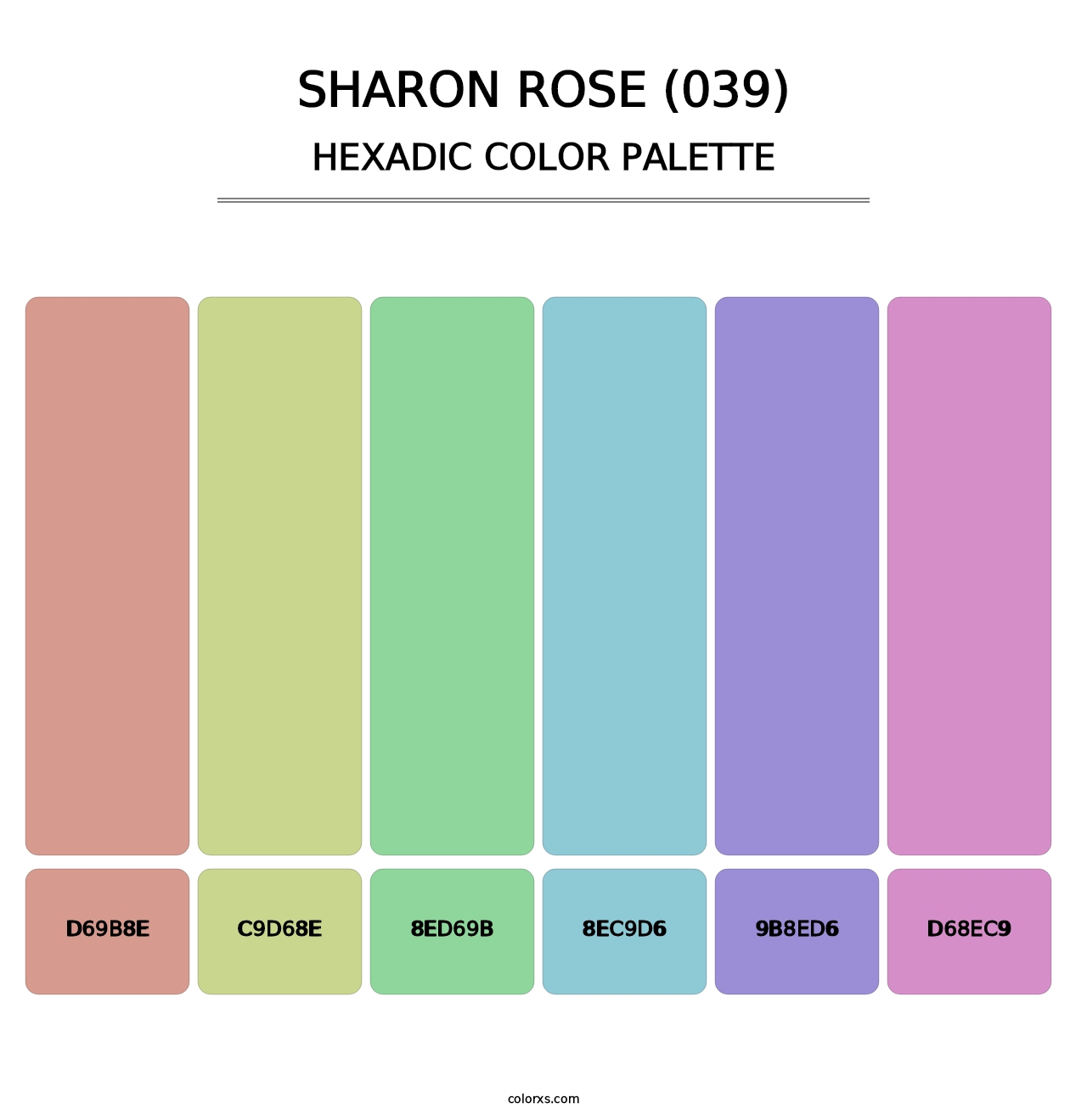 Sharon Rose (039) - Hexadic Color Palette