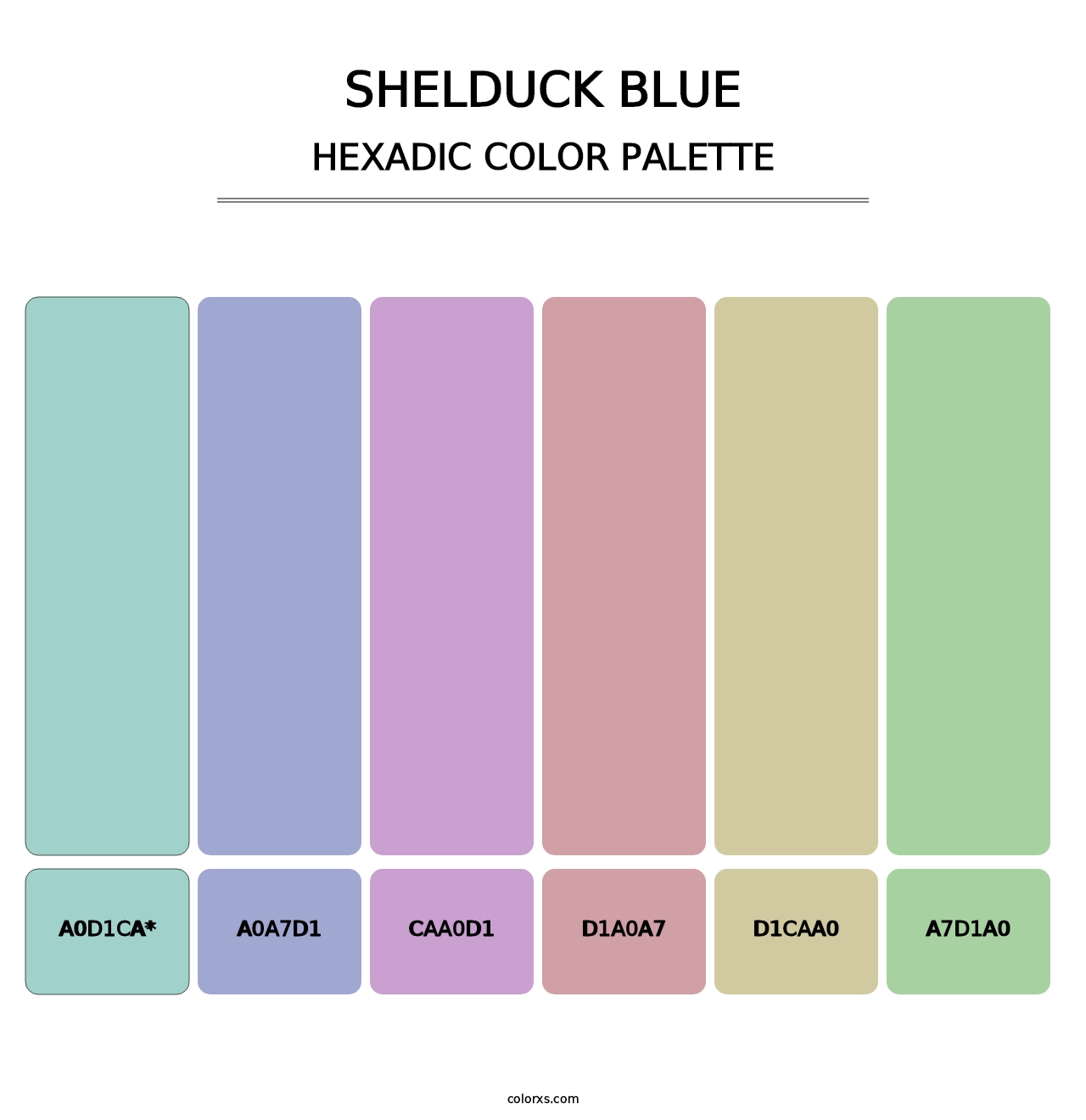 Shelduck Blue - Hexadic Color Palette