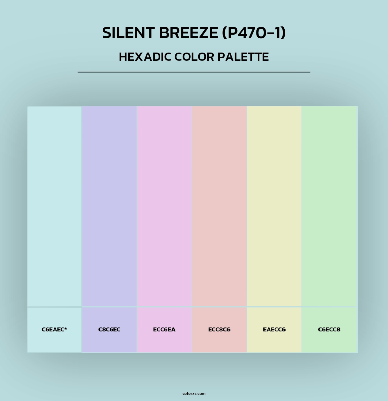 Silent Breeze (P470-1) - Hexadic Color Palette