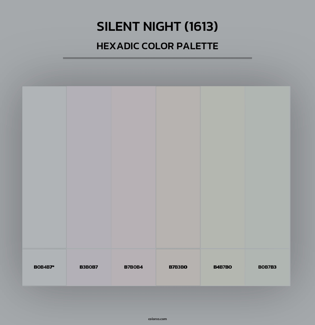 Silent Night (1613) - Hexadic Color Palette
