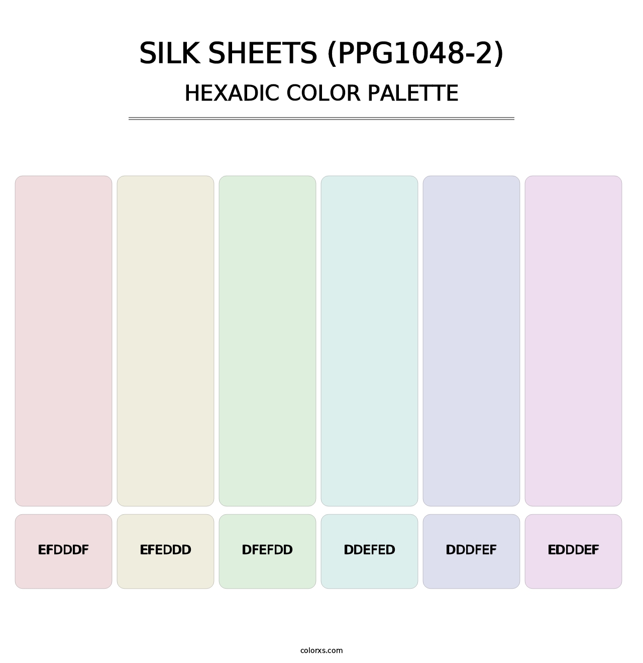 Silk Sheets (PPG1048-2) - Hexadic Color Palette