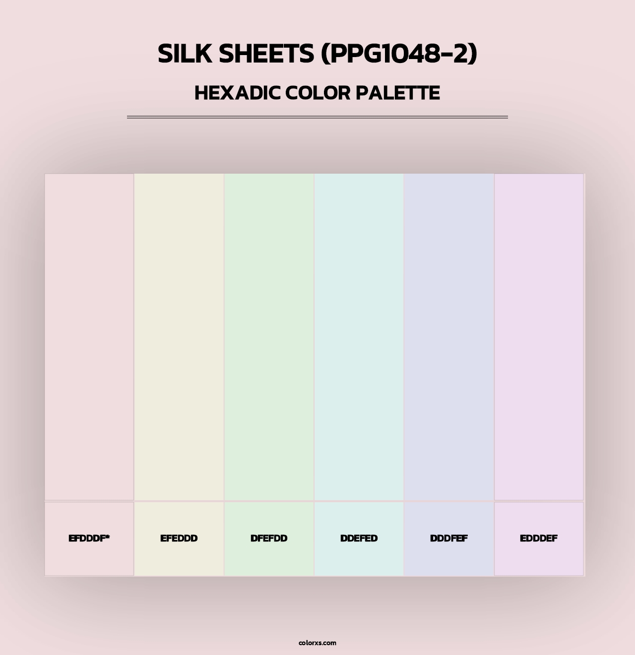 Silk Sheets (PPG1048-2) - Hexadic Color Palette