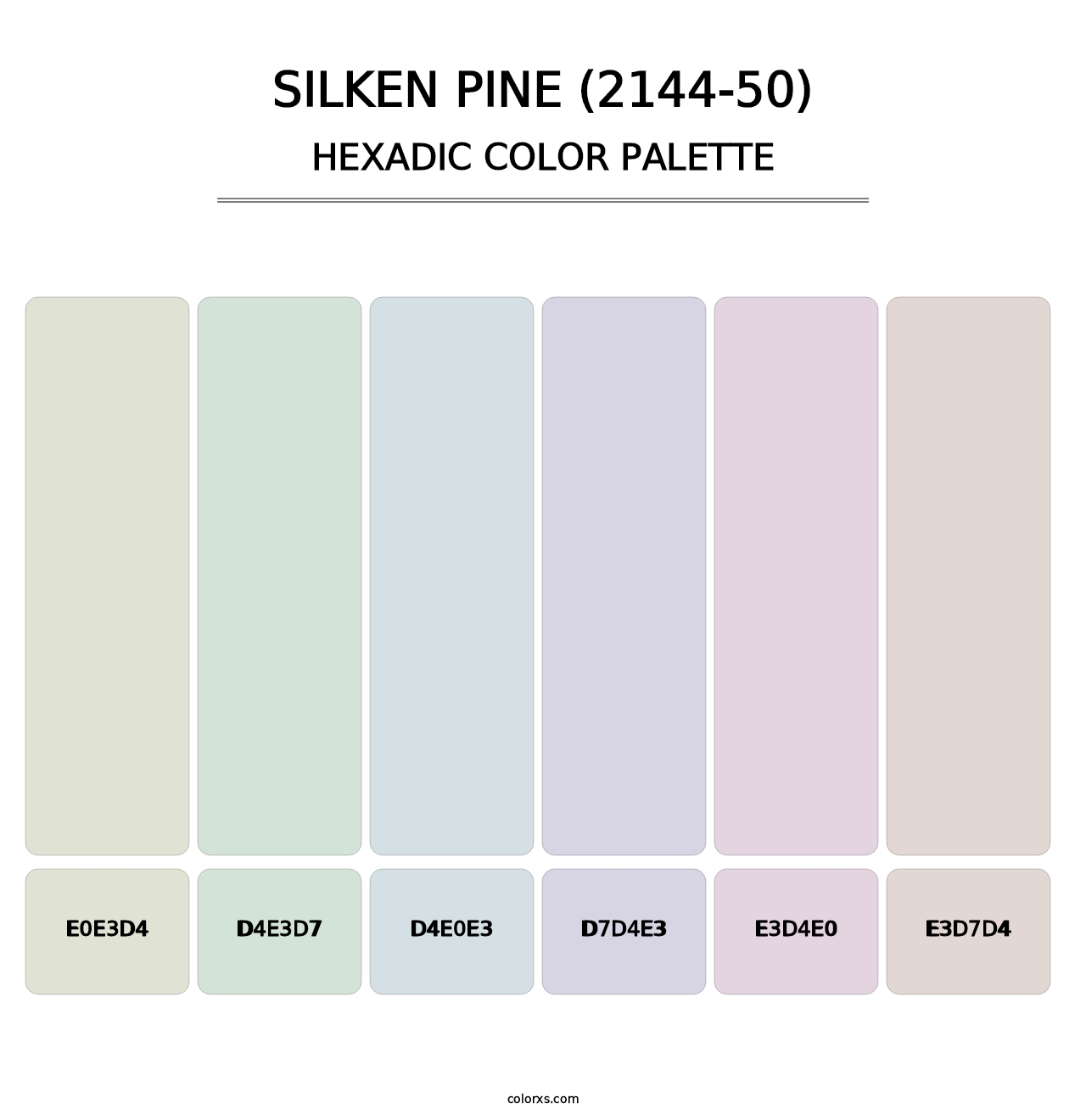 Silken Pine (2144-50) - Hexadic Color Palette