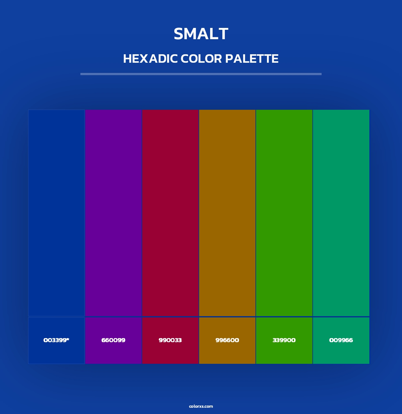 Smalt - Hexadic Color Palette