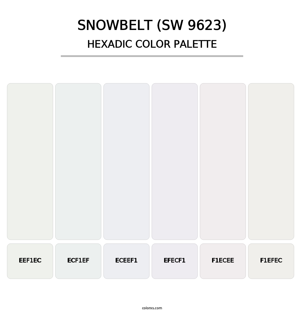 Snowbelt (SW 9623) - Hexadic Color Palette