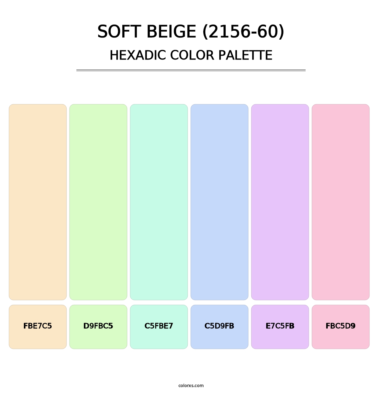 Soft Beige (2156-60) - Hexadic Color Palette