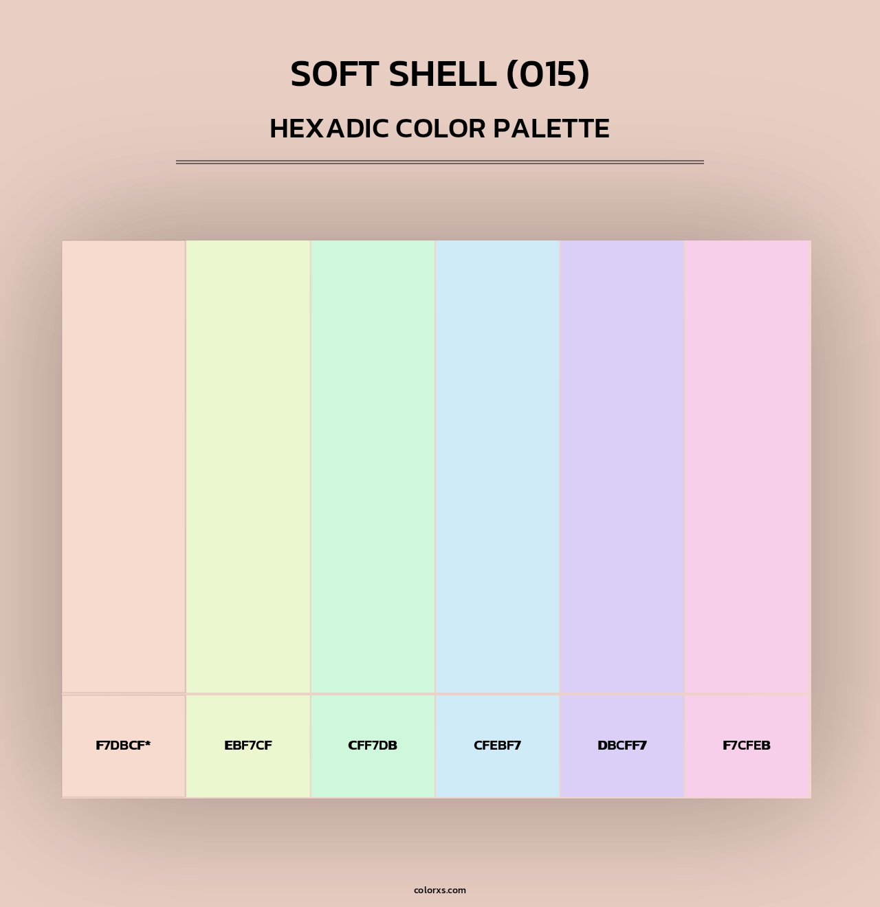 Soft Shell (015) - Hexadic Color Palette
