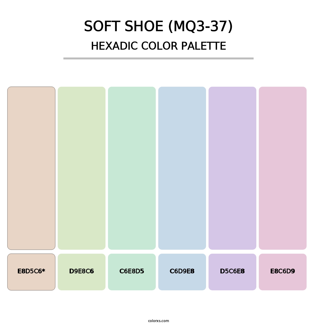 Soft Shoe (MQ3-37) - Hexadic Color Palette