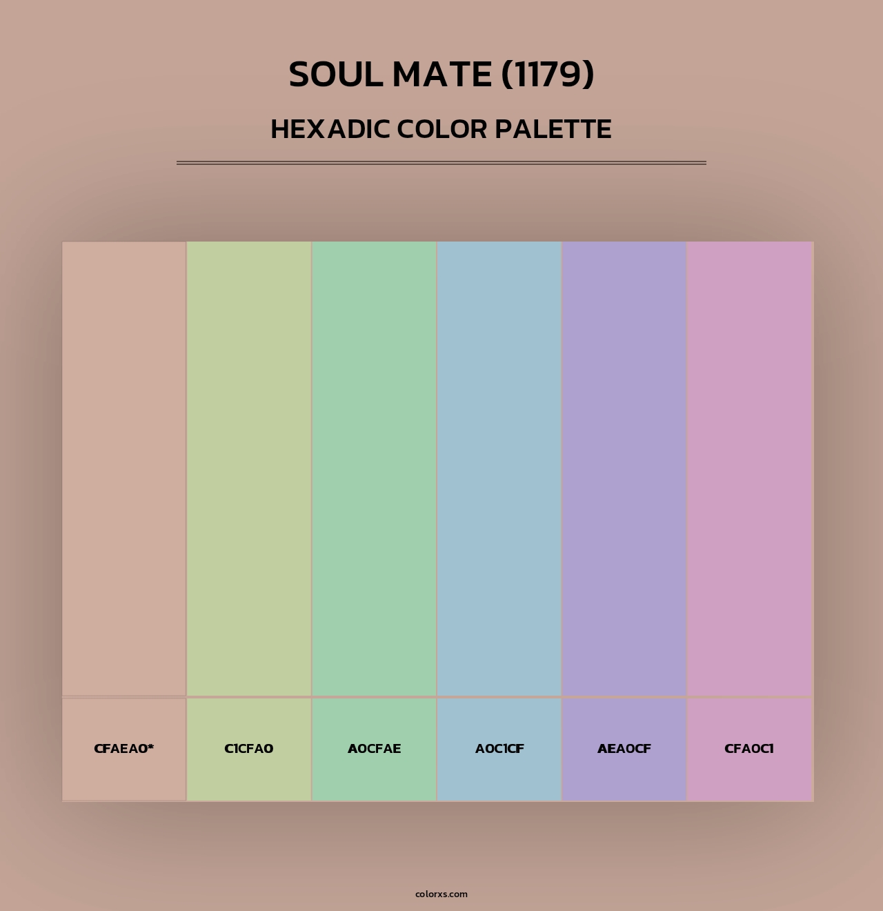 Soul Mate (1179) - Hexadic Color Palette