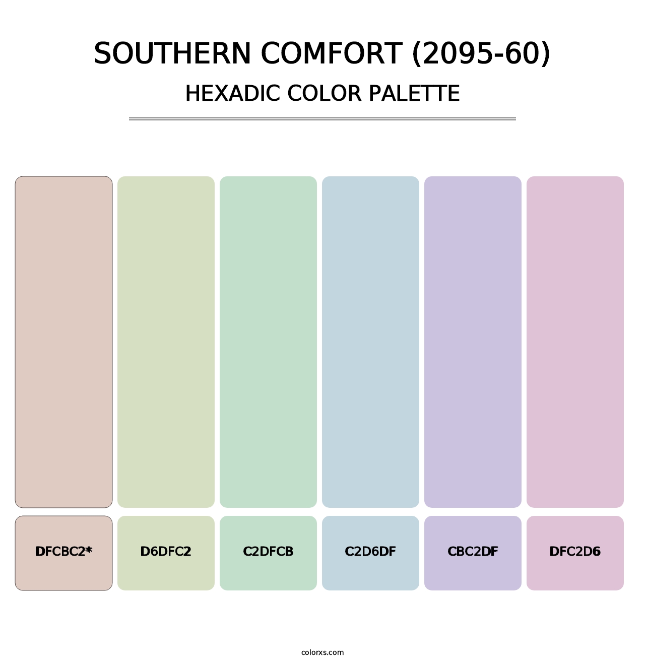 Southern Comfort (2095-60) - Hexadic Color Palette
