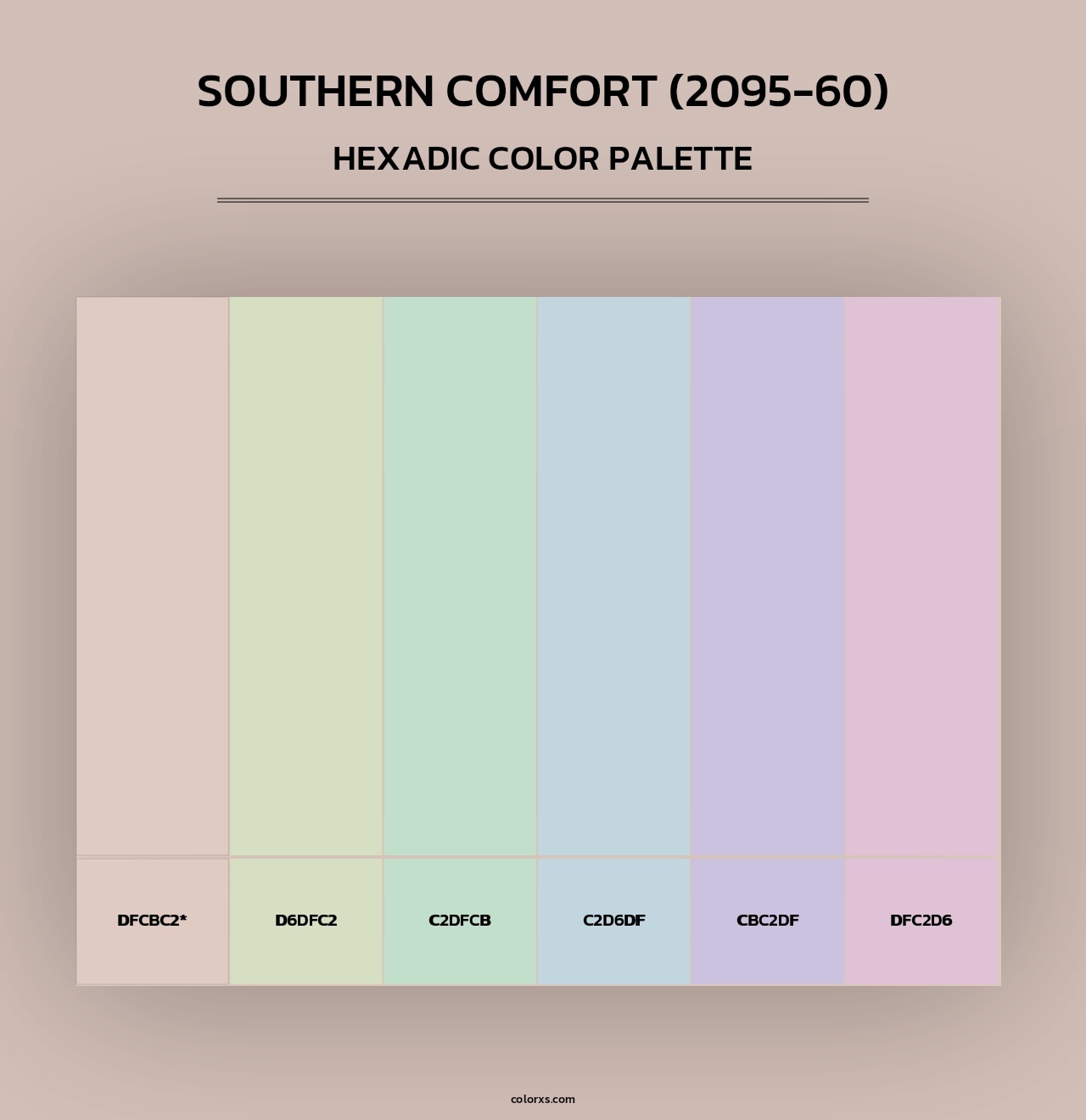 Southern Comfort (2095-60) - Hexadic Color Palette