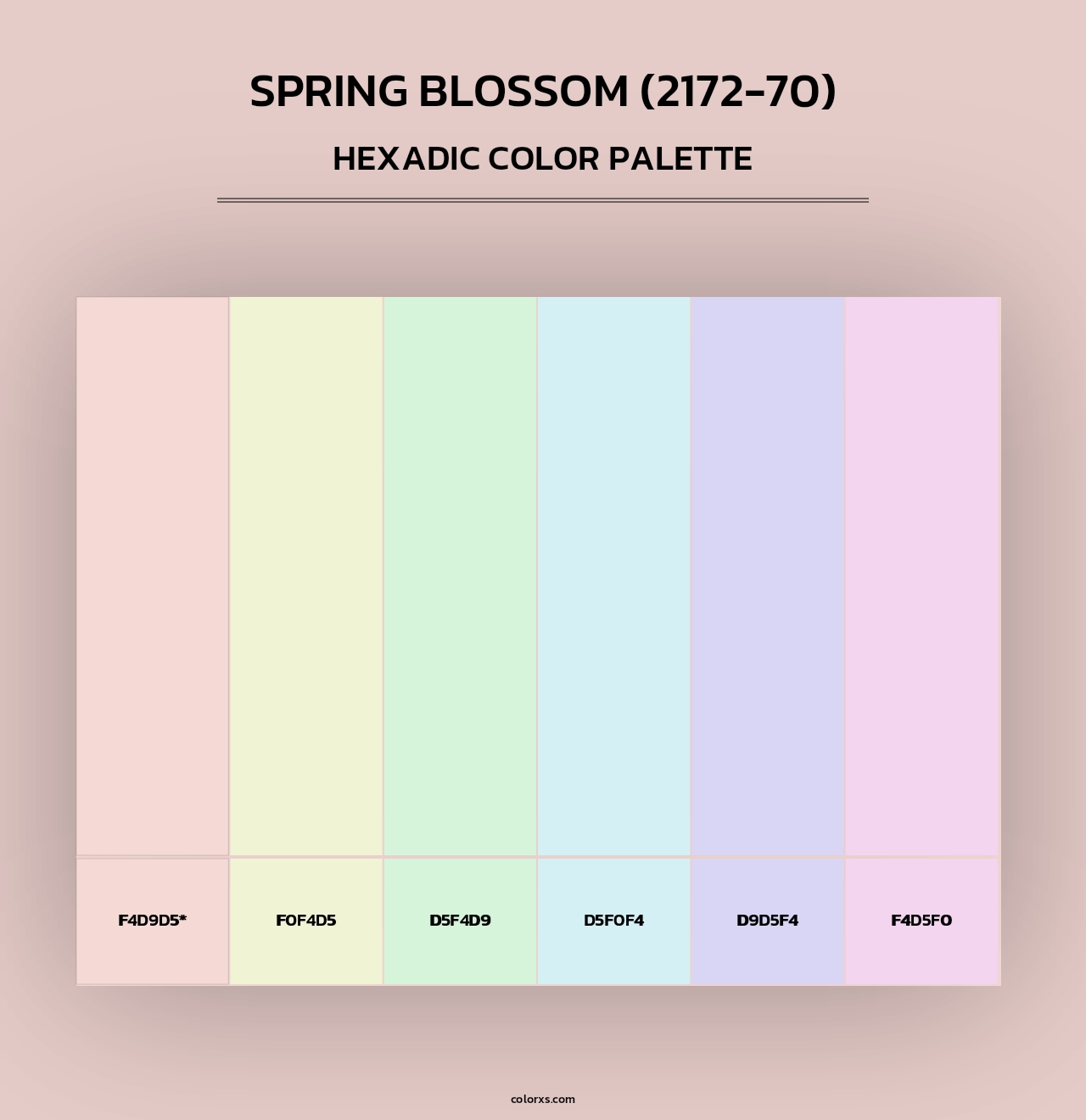 Spring Blossom (2172-70) - Hexadic Color Palette
