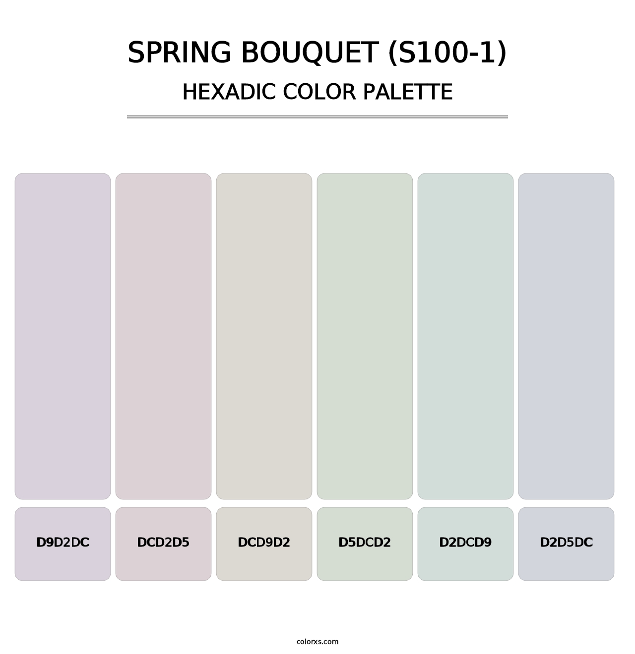 Spring Bouquet (S100-1) - Hexadic Color Palette