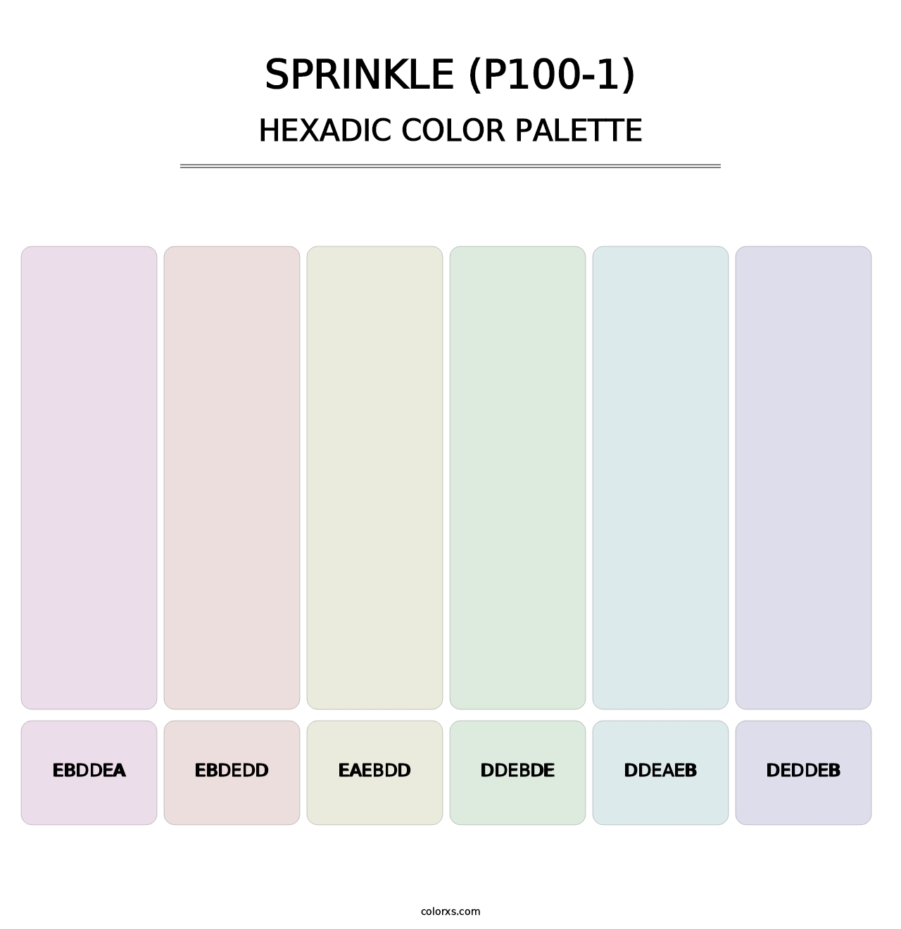 Sprinkle (P100-1) - Hexadic Color Palette