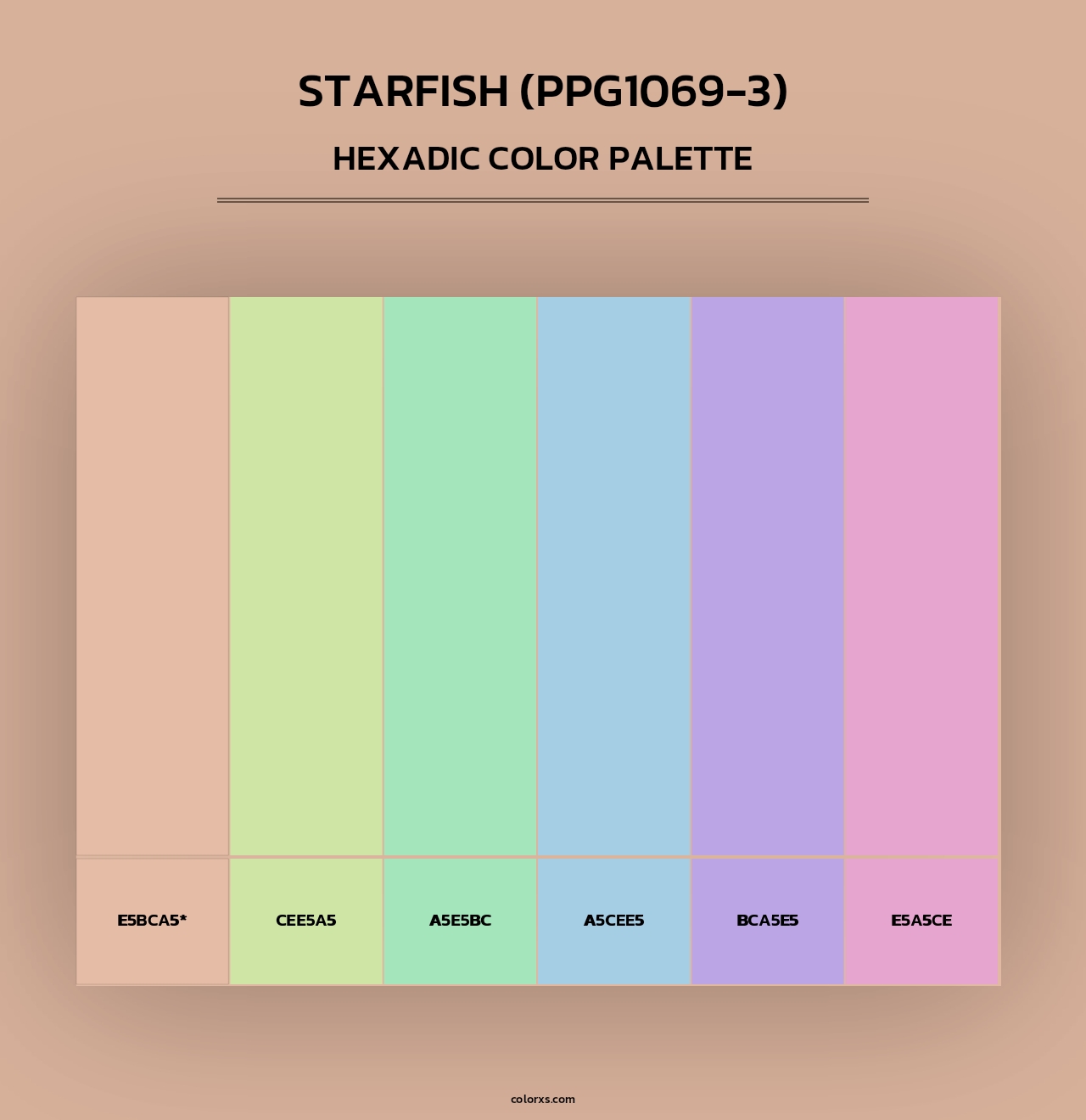 Starfish (PPG1069-3) - Hexadic Color Palette