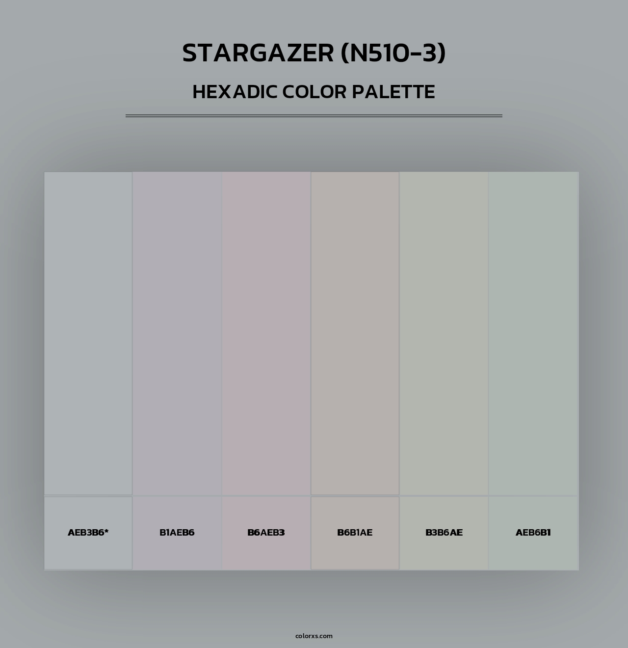 Stargazer (N510-3) - Hexadic Color Palette