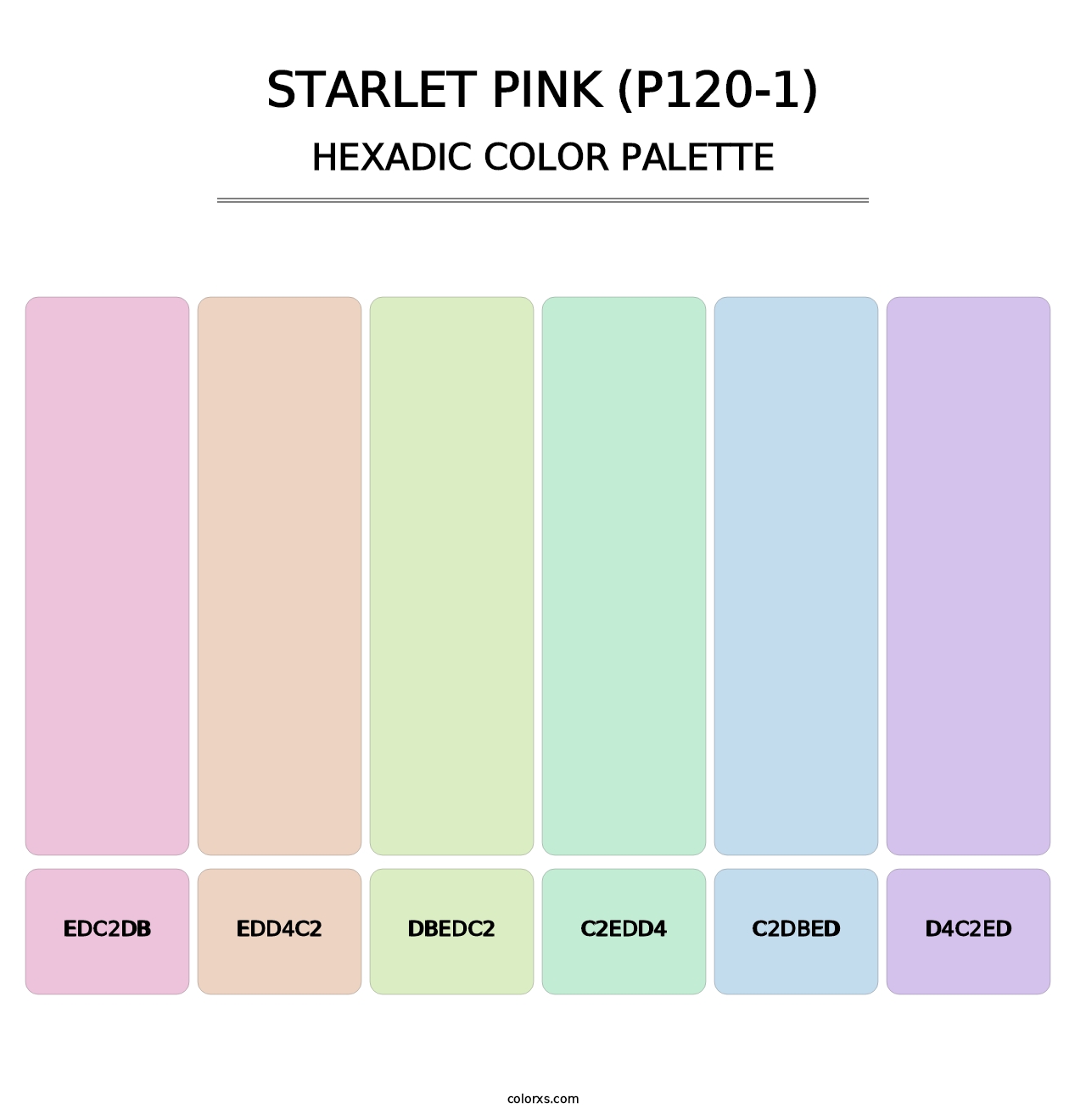 Starlet Pink (P120-1) - Hexadic Color Palette