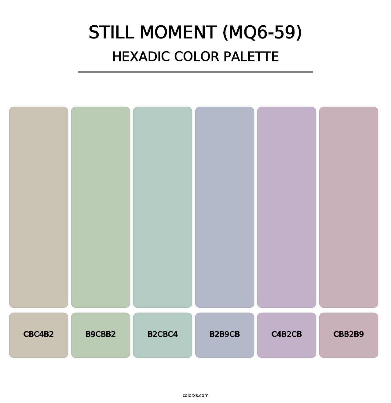 Still Moment (MQ6-59) - Hexadic Color Palette