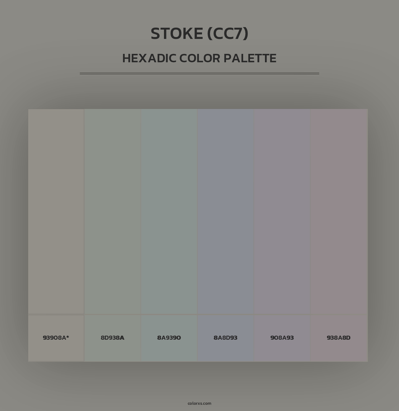 Stoke (CC7) - Hexadic Color Palette