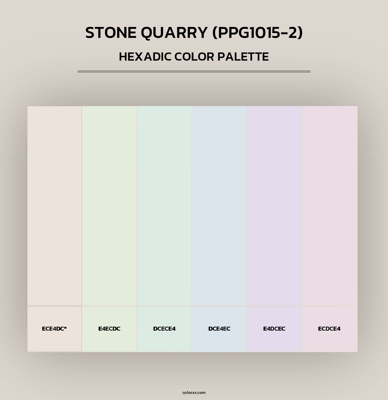 Stone Quarry (PPG1015-2) - Hexadic Color Palette