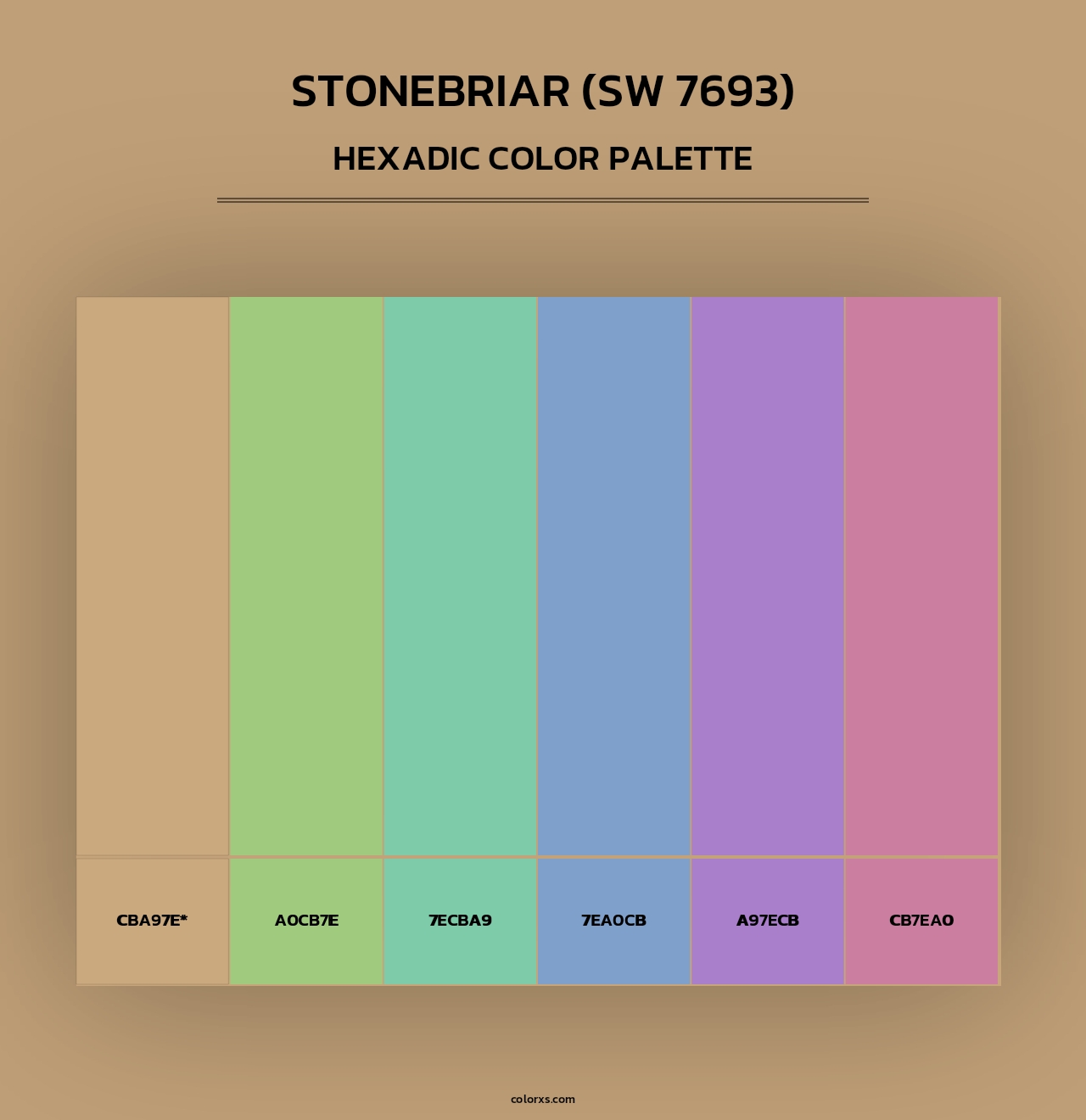 Stonebriar (SW 7693) - Hexadic Color Palette