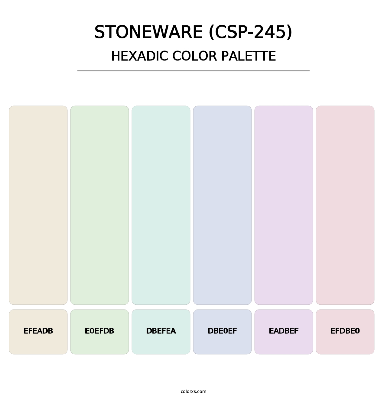 Stoneware (CSP-245) - Hexadic Color Palette