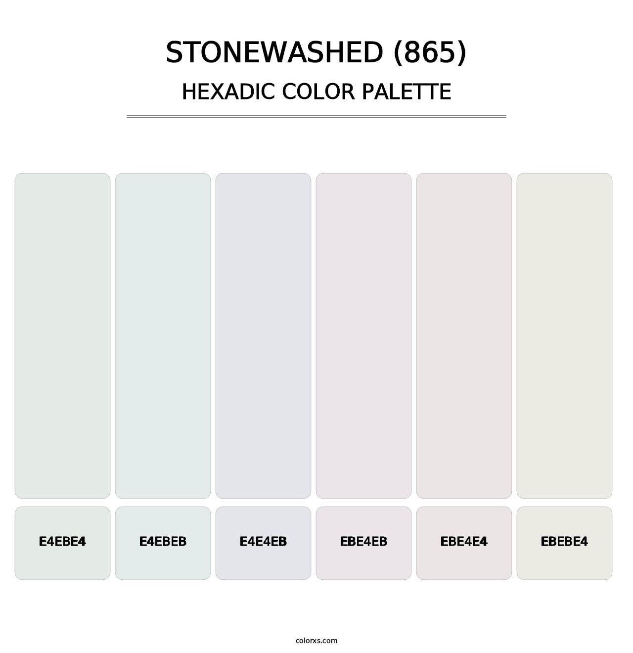 Stonewashed (865) - Hexadic Color Palette