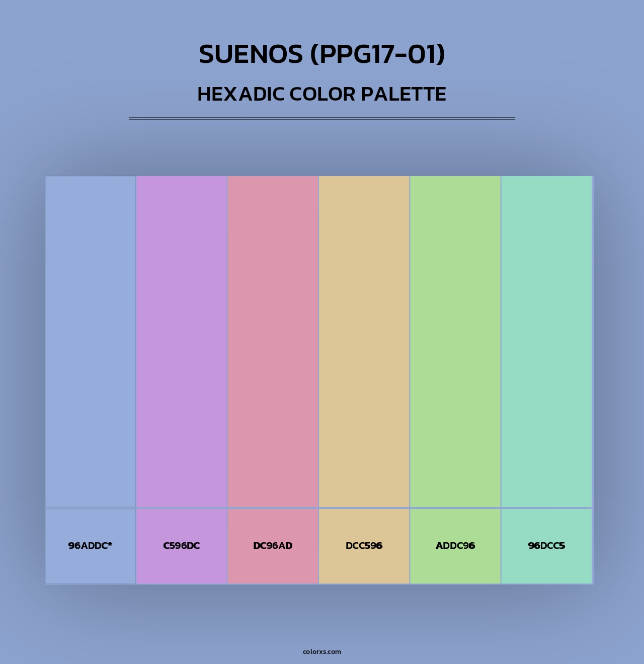 Suenos (PPG17-01) - Hexadic Color Palette