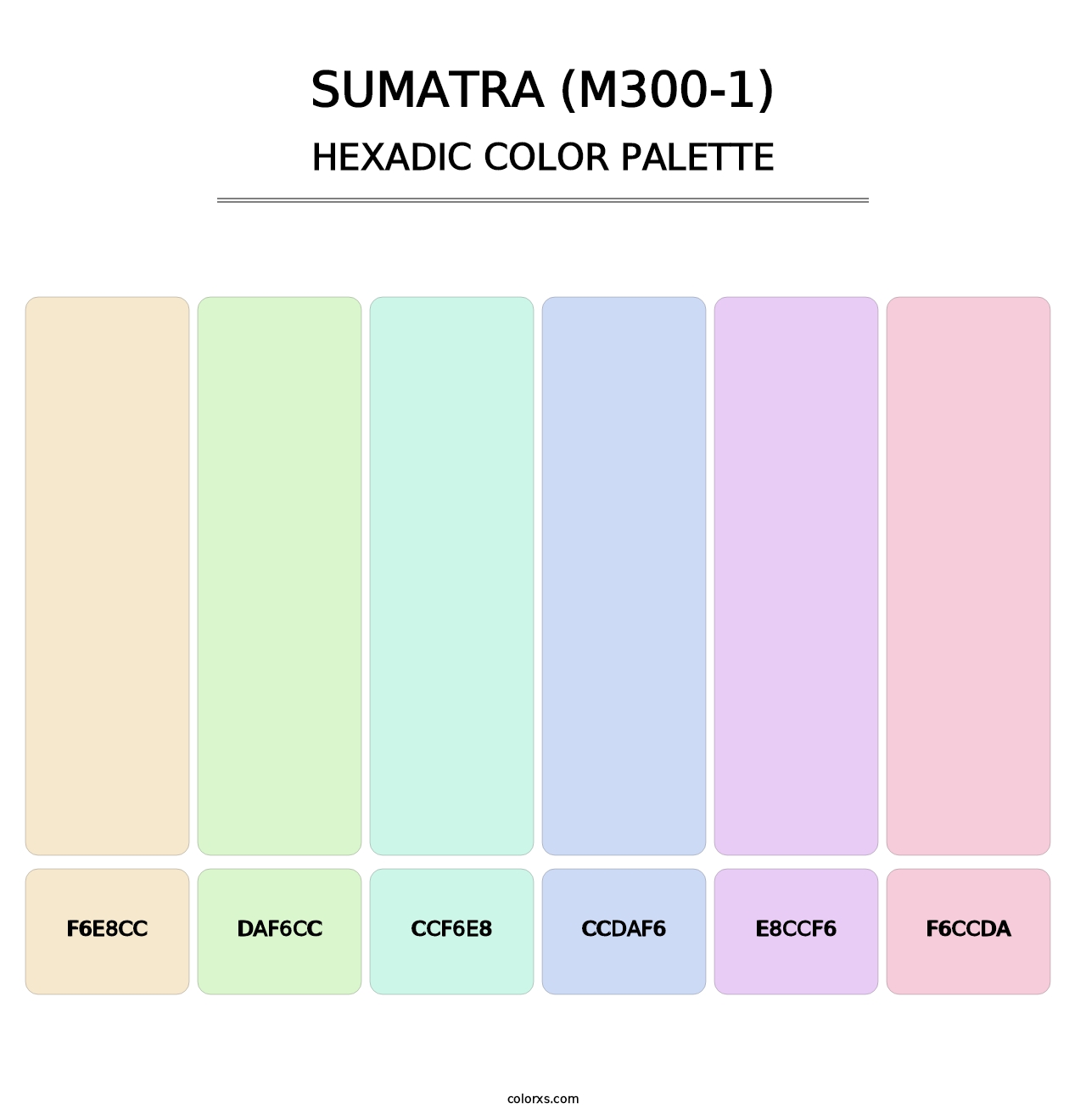 Sumatra (M300-1) - Hexadic Color Palette
