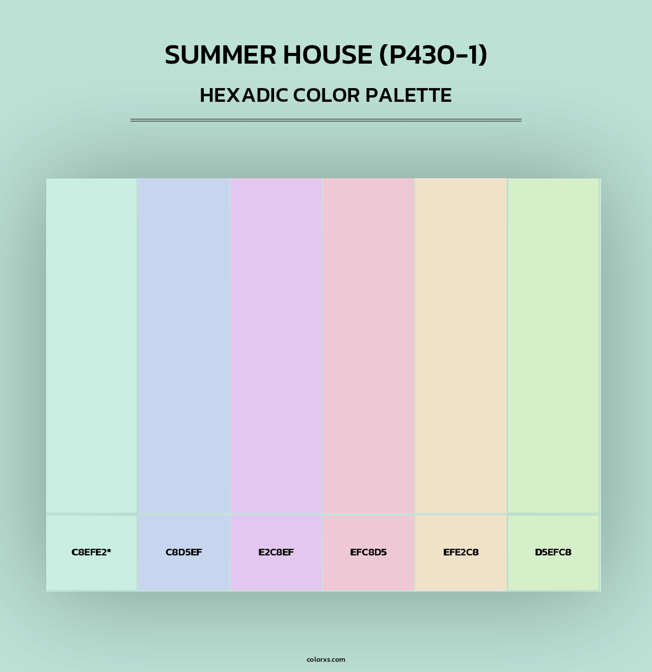 Summer House (P430-1) - Hexadic Color Palette