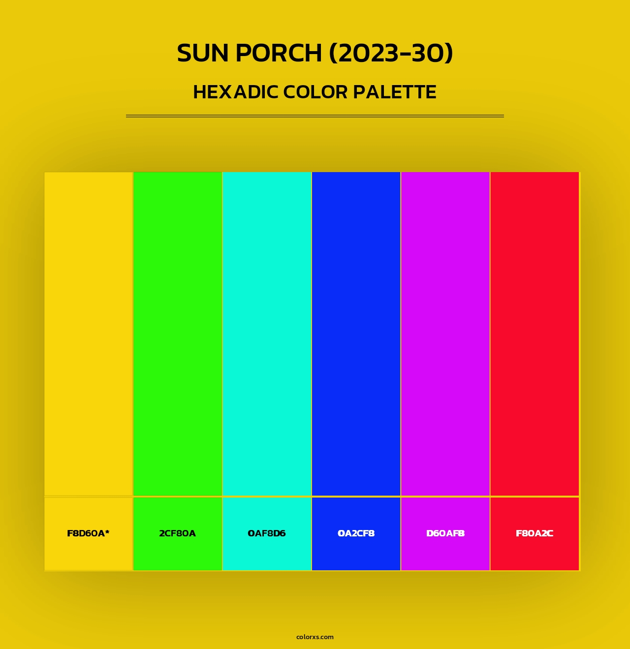 Sun Porch (2023-30) - Hexadic Color Palette