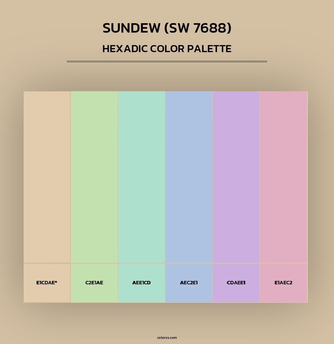 Sundew (SW 7688) - Hexadic Color Palette