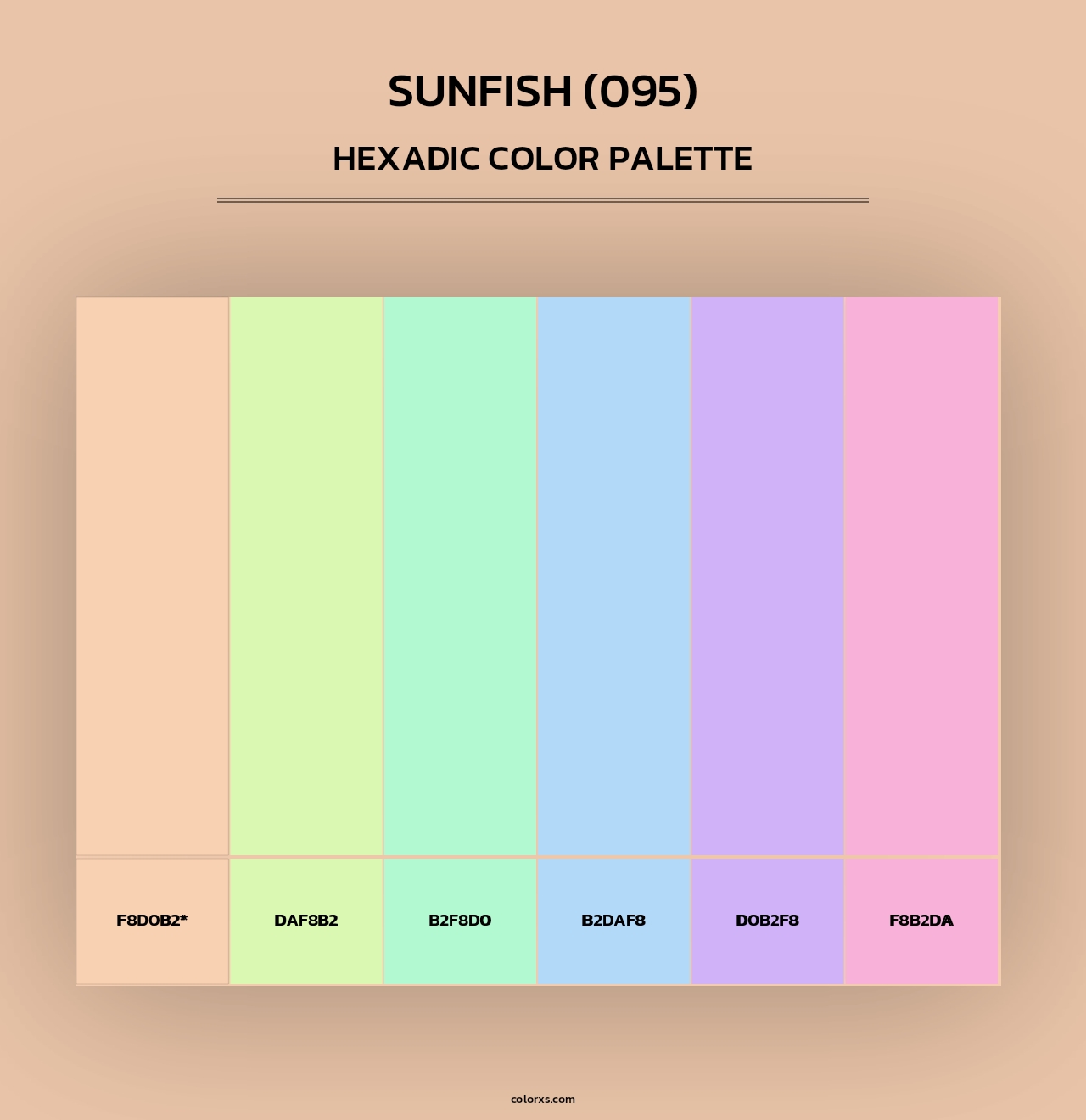 Sunfish (095) - Hexadic Color Palette