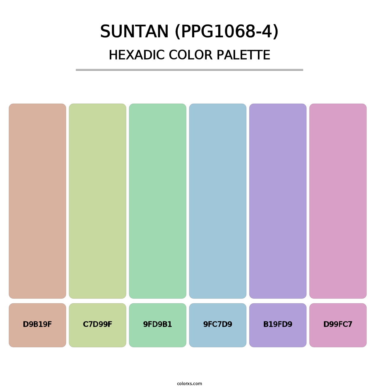 Suntan (PPG1068-4) - Hexadic Color Palette