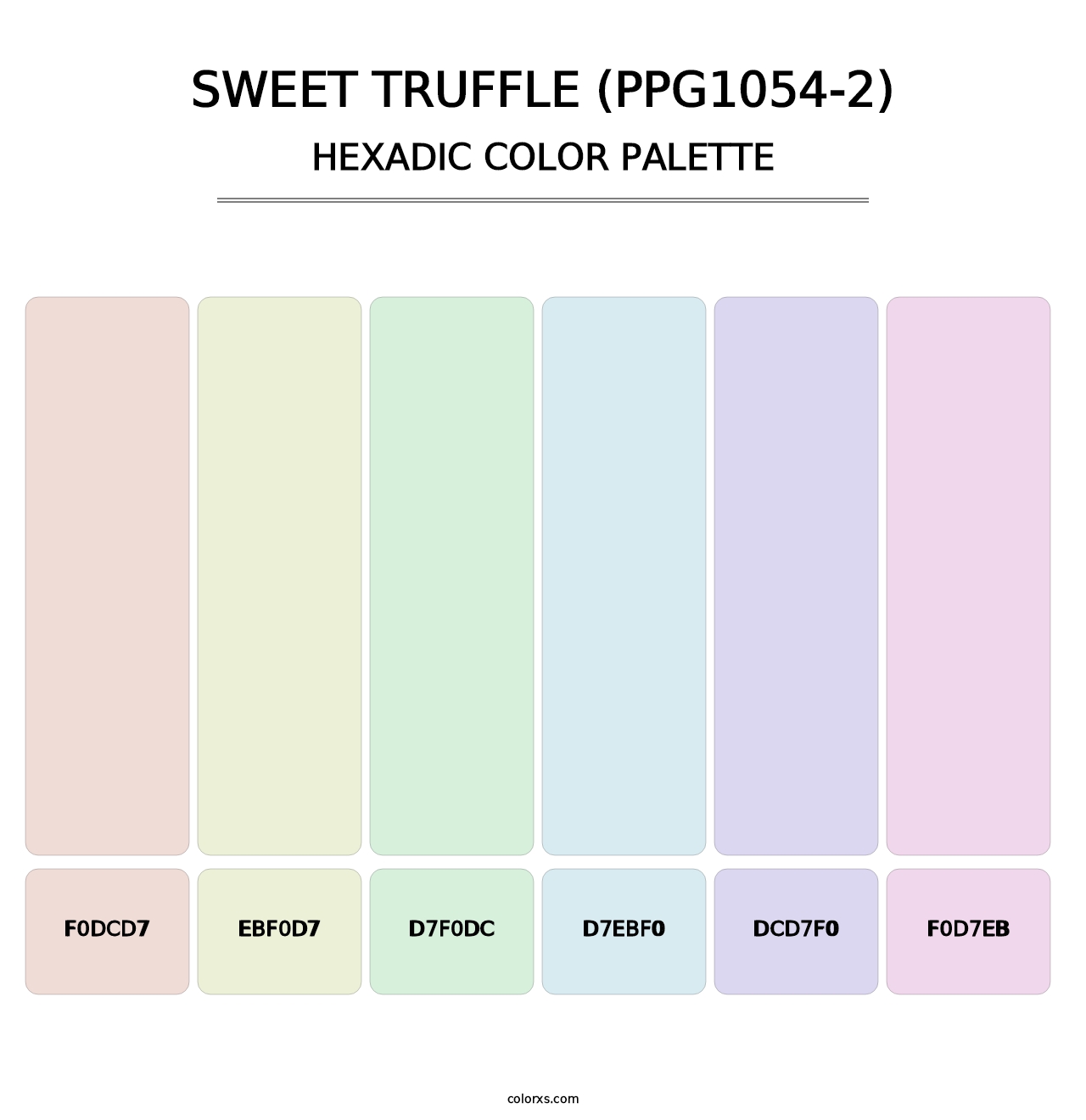Sweet Truffle (PPG1054-2) - Hexadic Color Palette