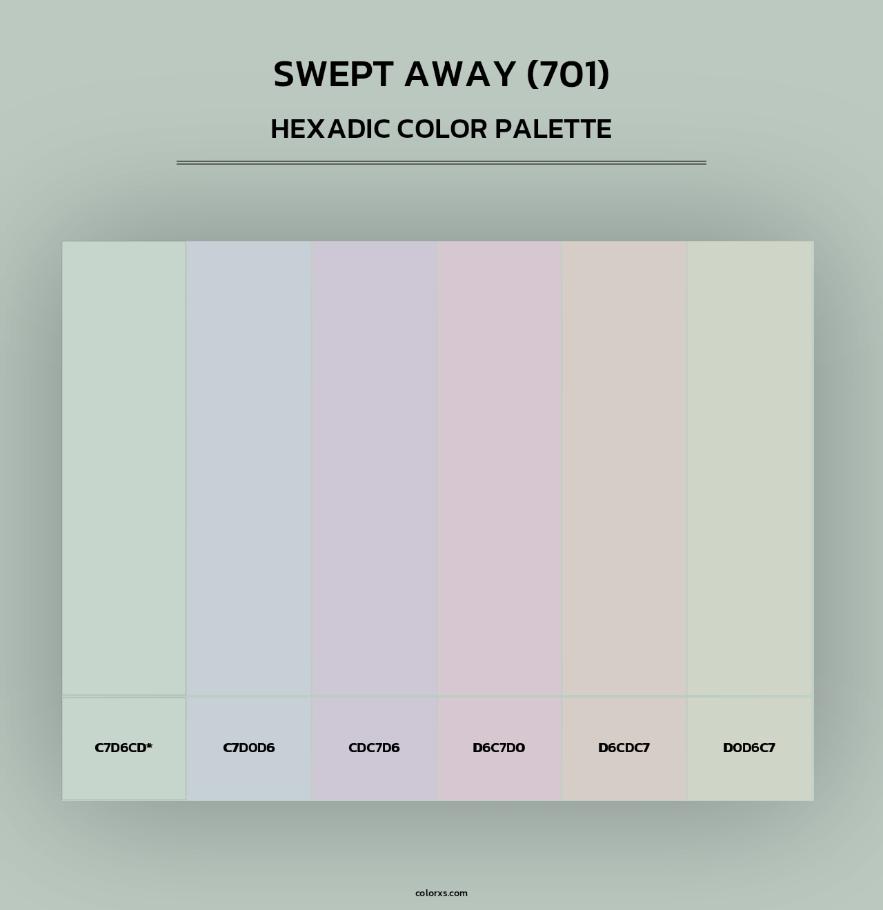 Swept Away (701) - Hexadic Color Palette