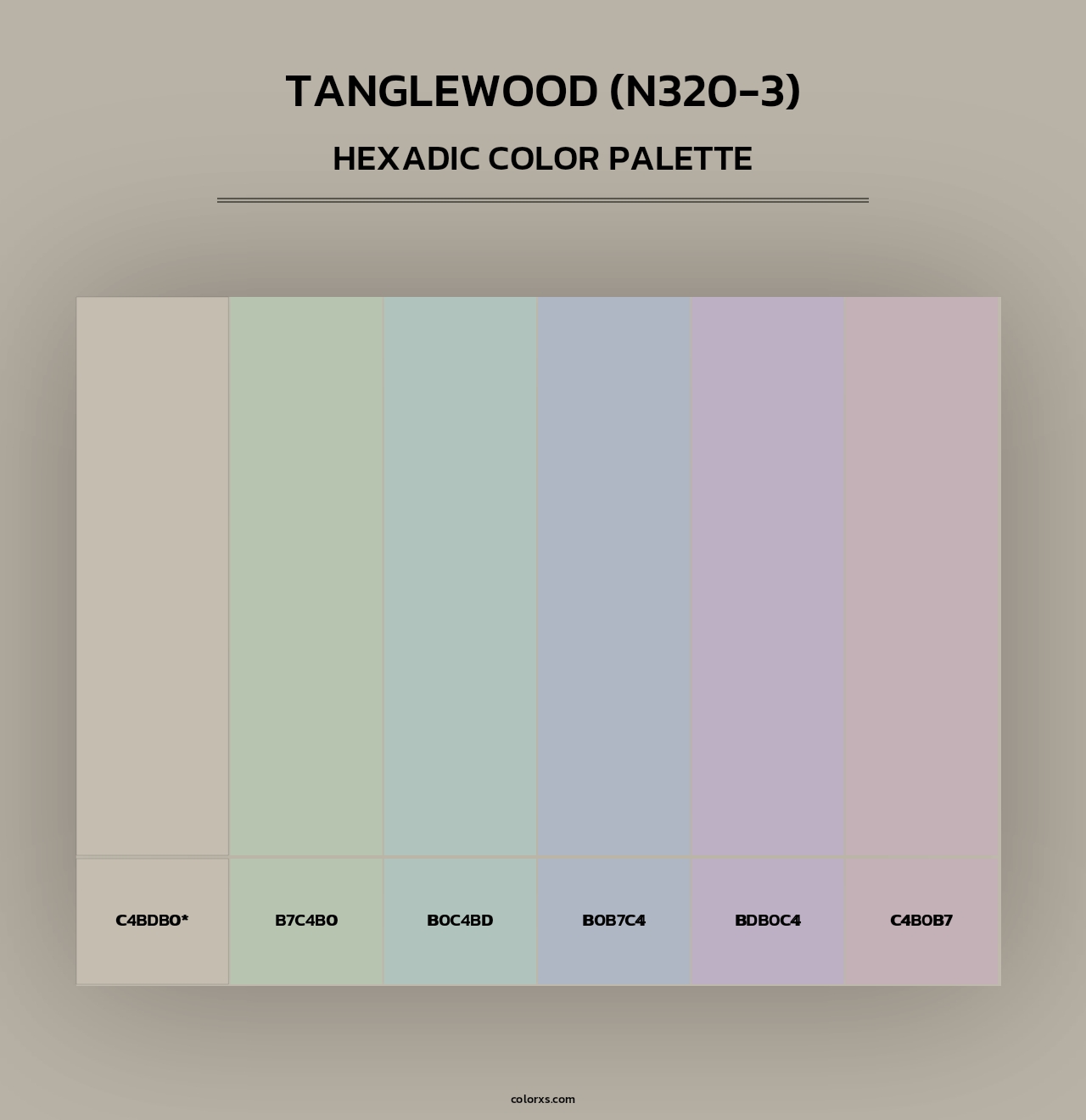 Tanglewood (N320-3) - Hexadic Color Palette