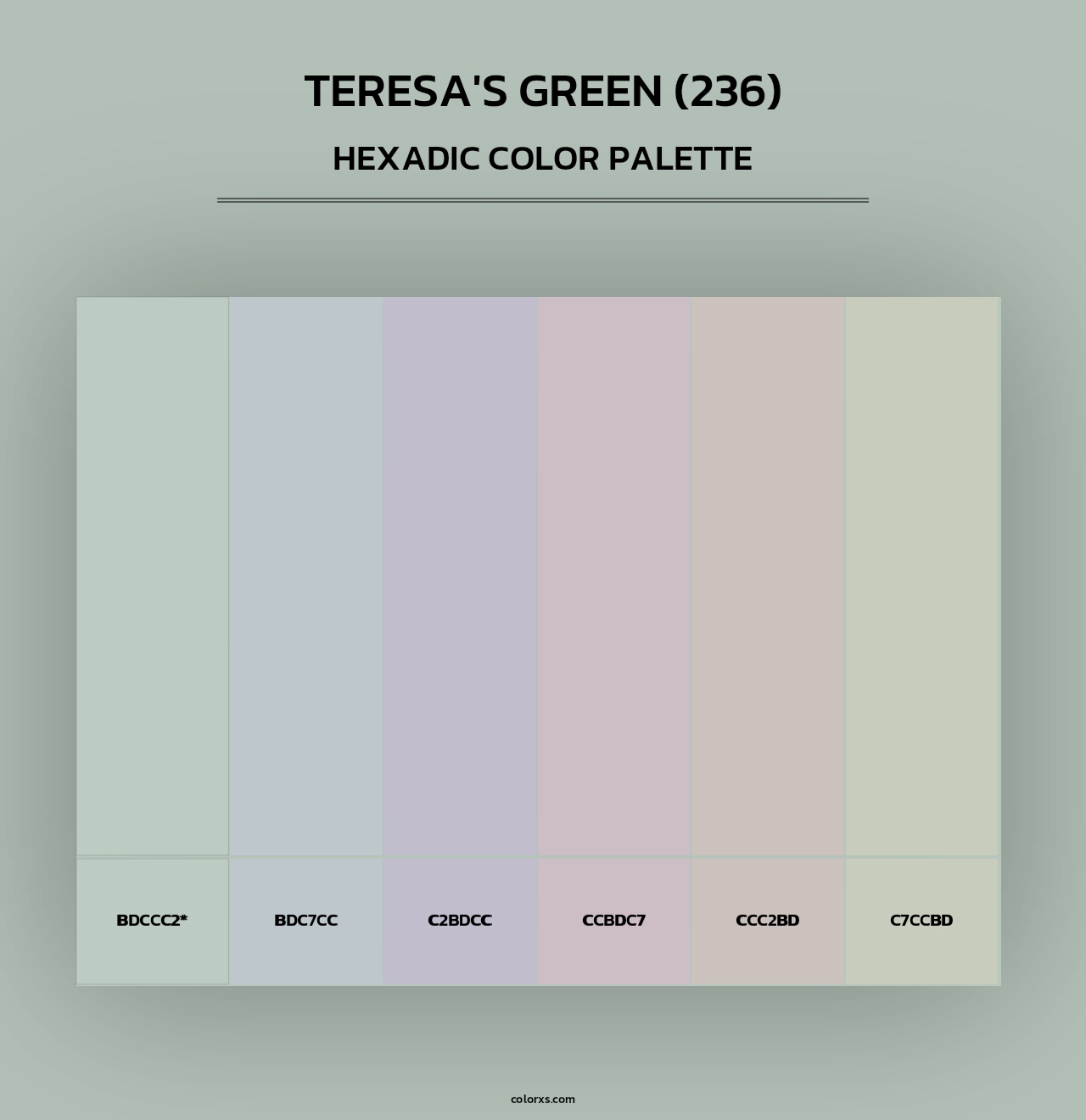 Teresa's Green (236) - Hexadic Color Palette